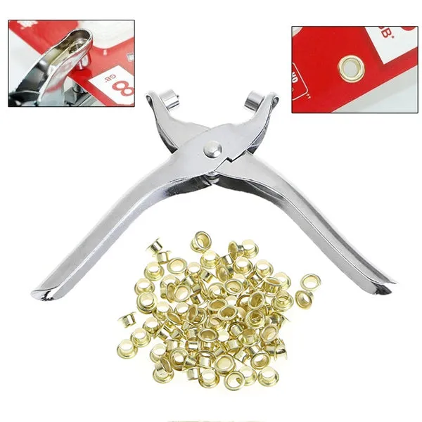 1596 Grommet Rivets Eyelet Setting Pliers Tool