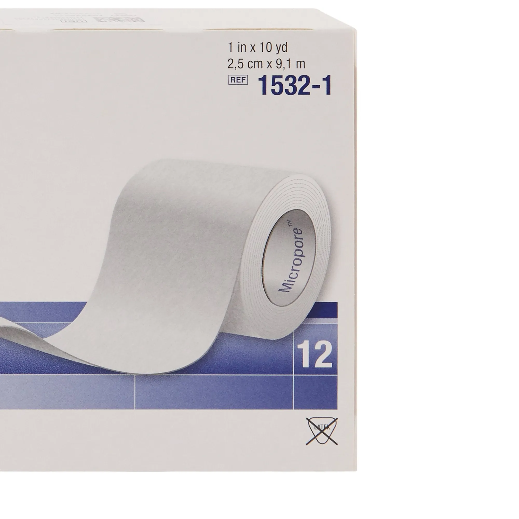 3M™ Micropore™ Plus Paper Medical Tape, 1 Inch x 10 Yard, White