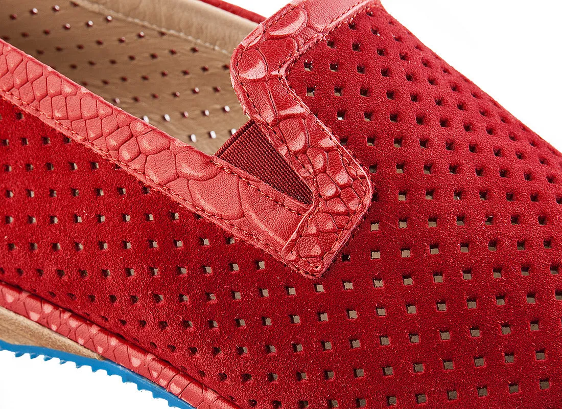 6303 Loriblu Moccasins / Red