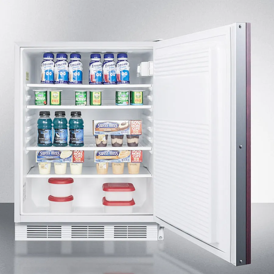 Accucold 24" Wide Built-In All-Refrigerator, ADA Compliant