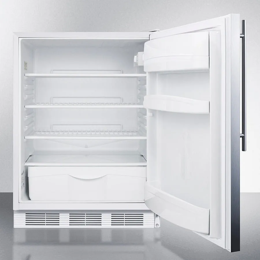 Accucold 24" Wide Built-In All-Refrigerator, ADA Compliant