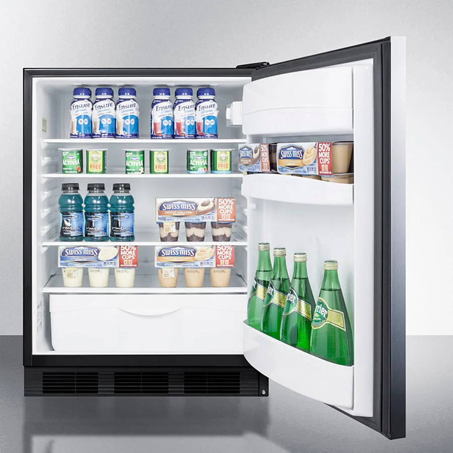 Accucold 24" Wide Built-In All-Refrigerator, ADA Compliant