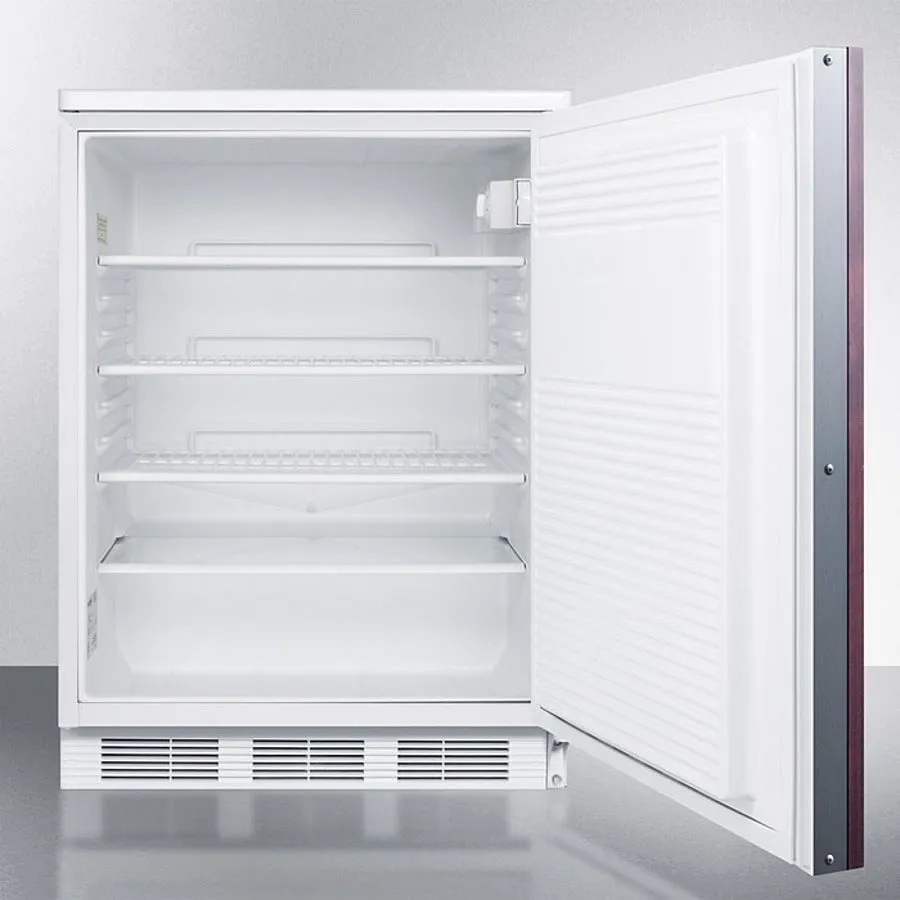 Accucold 24" Wide Built-In All-Refrigerator w/ built-in under counters