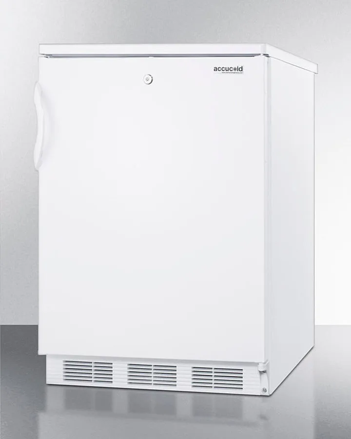 Accucold 24" Wide Built-In All-Refrigerator w/ front-breathing design