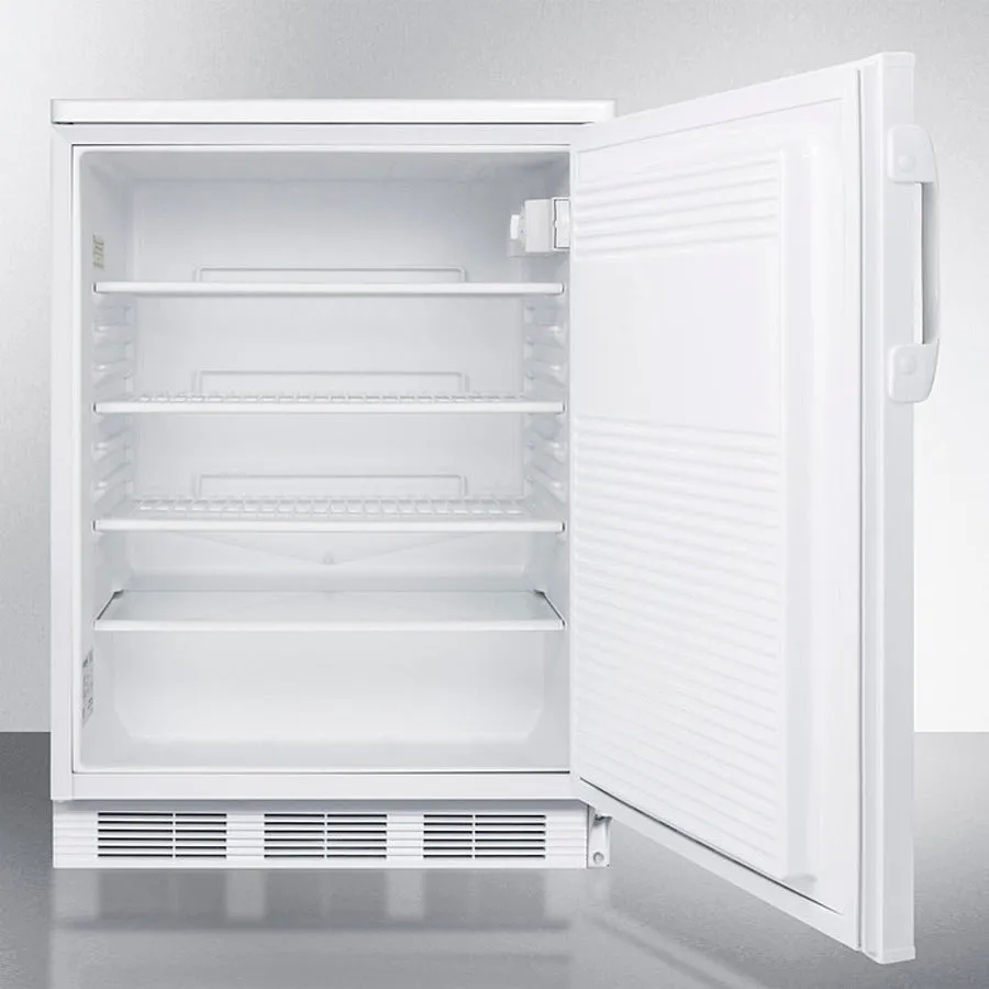 Accucold 24" Wide Built-In All-Refrigerator w/ front-breathing design