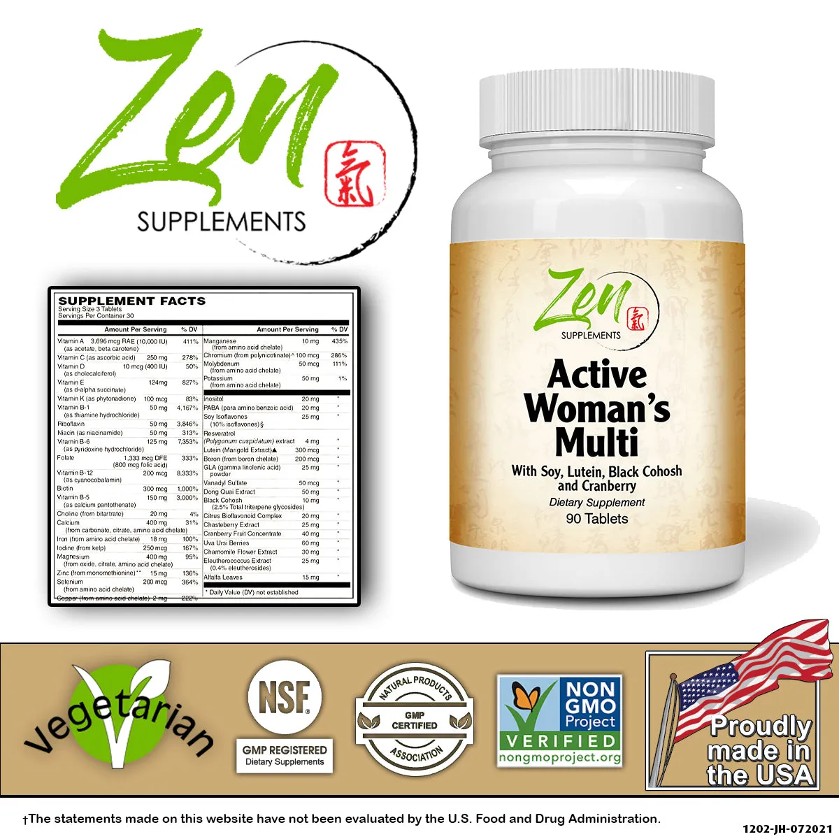 Active Woman’s Multi-Vitamin - 90 Tabs