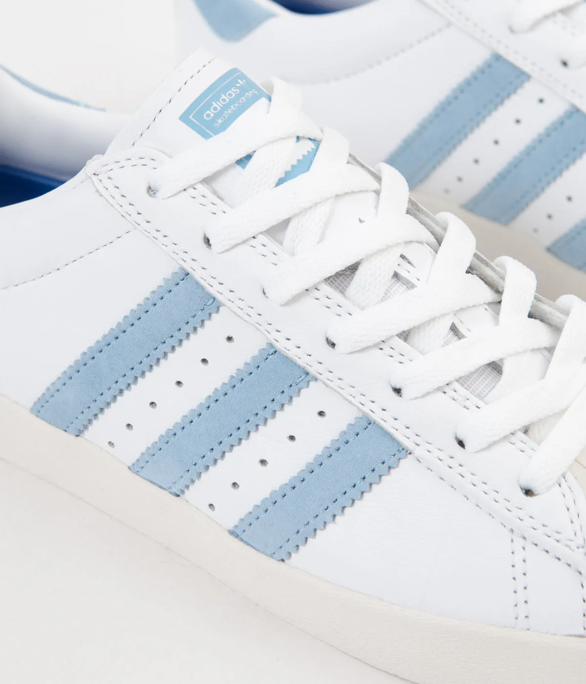 Adidas x Krooked Superstar Vulc Shoes - FTW White / Customised / Chalk White