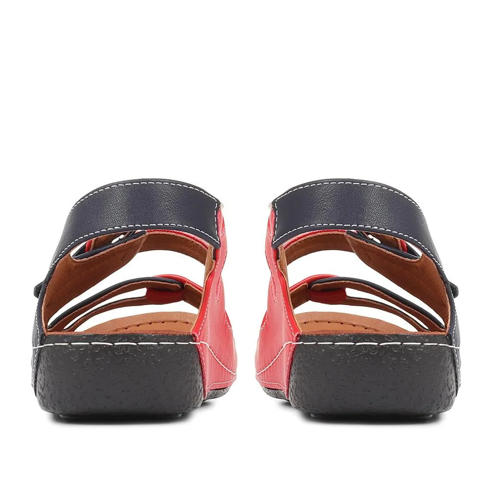 Adjustable Strappy Sandals - WLIG35009 / 321 629