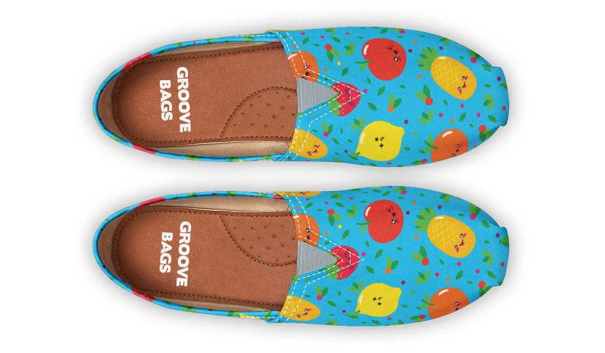 Adorable Fruit Pattern Casual Shoes