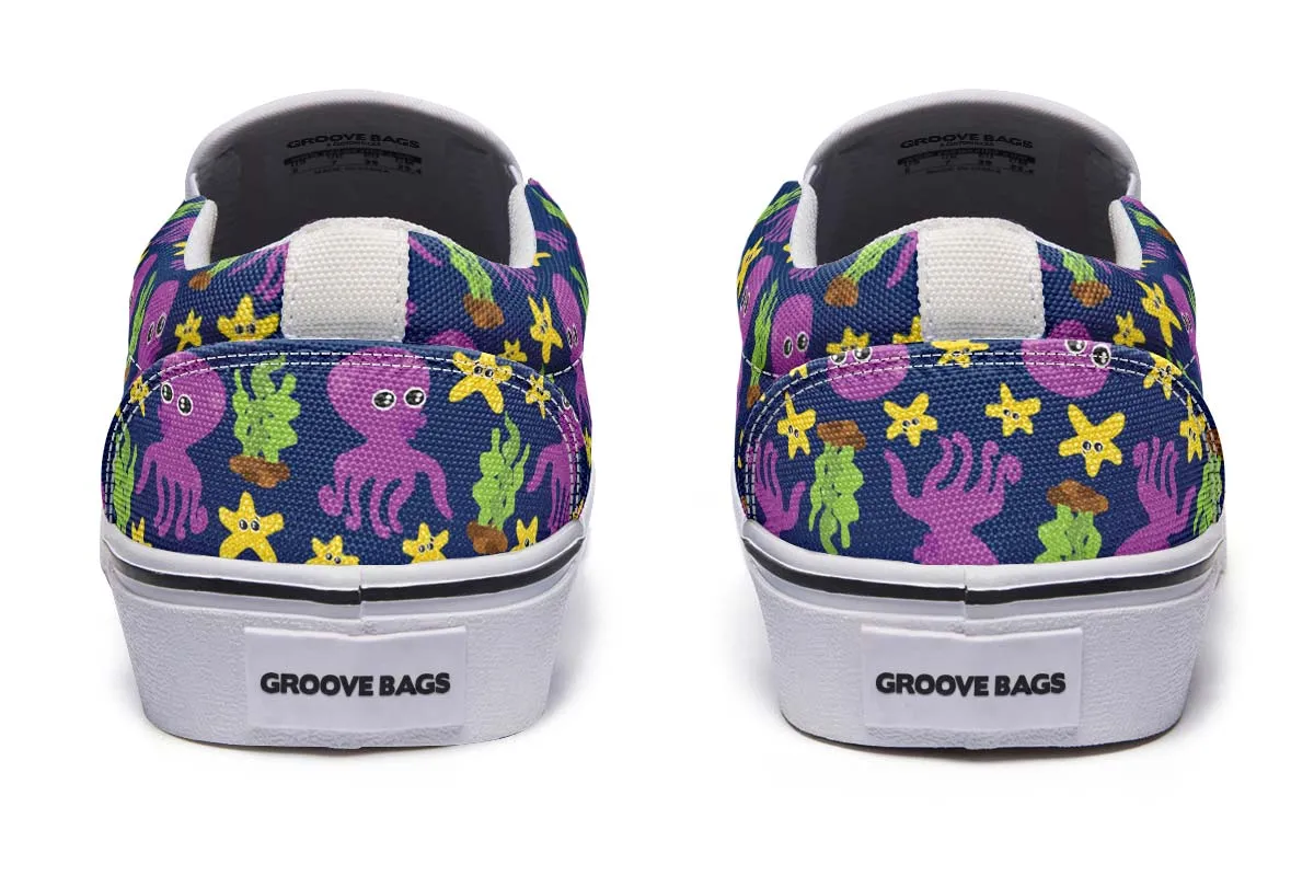 Adorable Octopus Pattern Slip-On Shoes