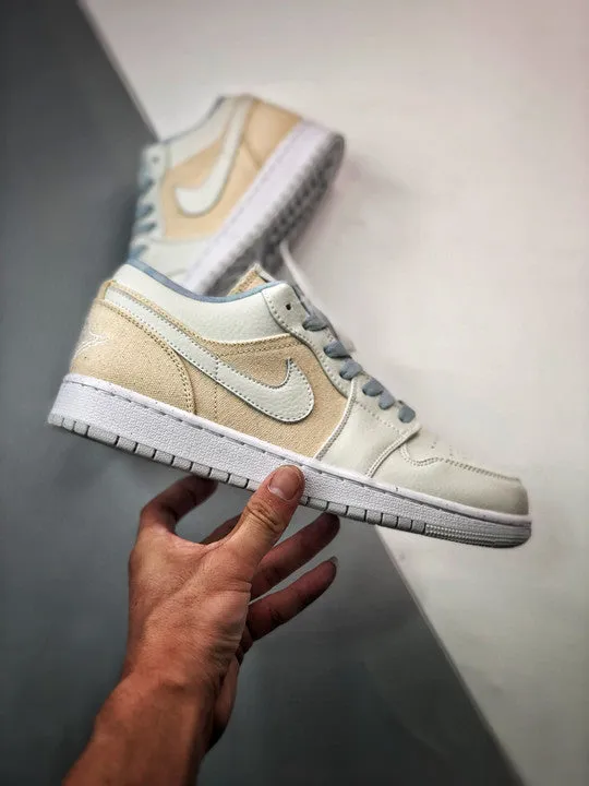 Air Jordan 1 Low ” Canvas” DQ4151-500