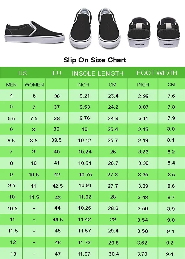 Airplane Diagram Slip-On Shoes