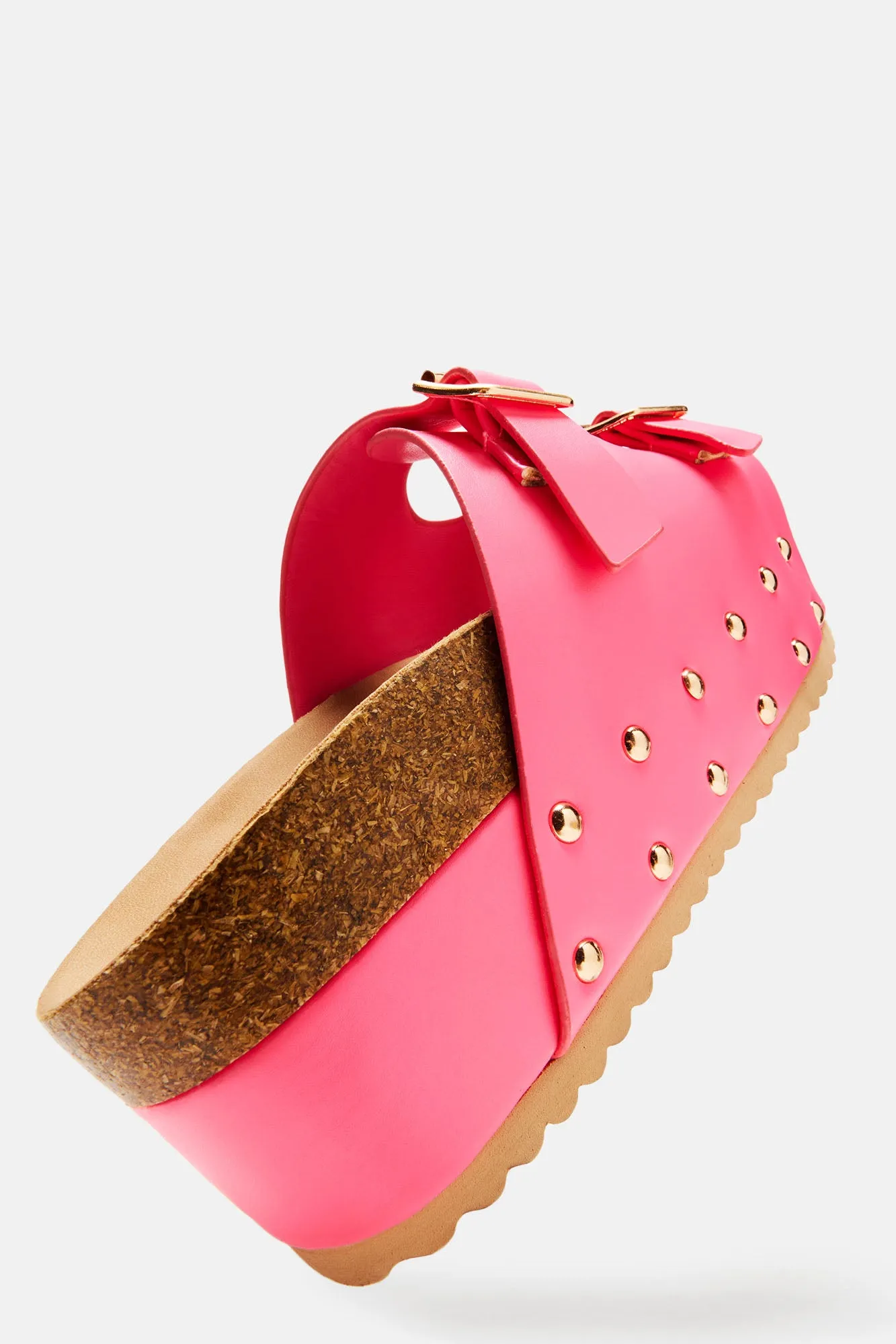 Almost Daily Flatform Sandals - Pink