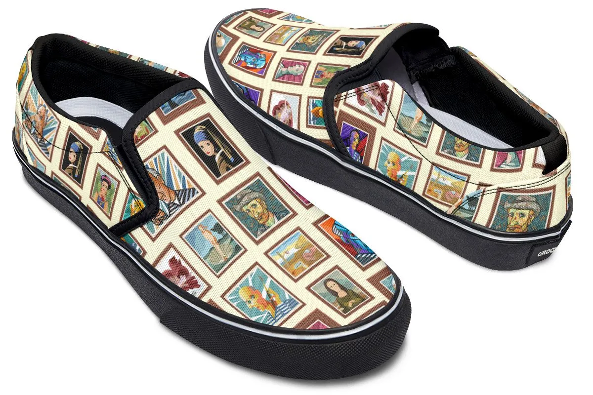 Art Gallery Slip-On Shoes