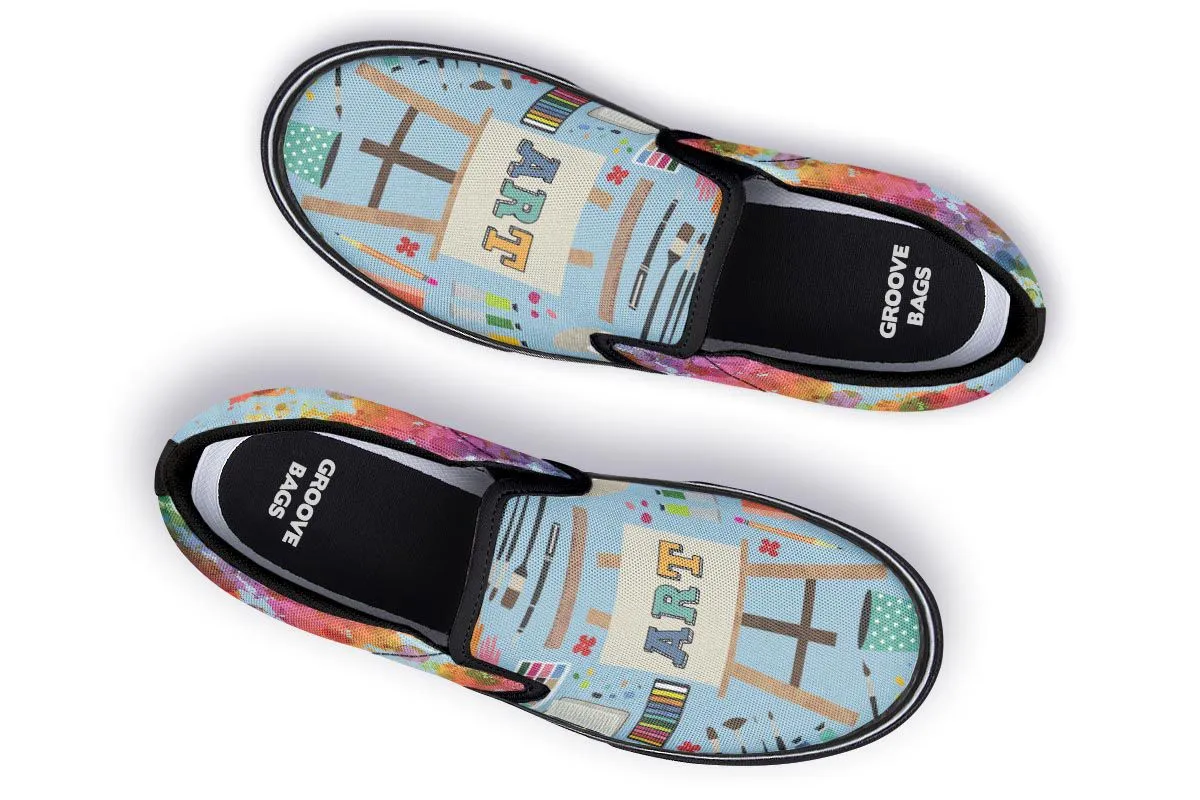 Art Teacher Slip-On Shoes