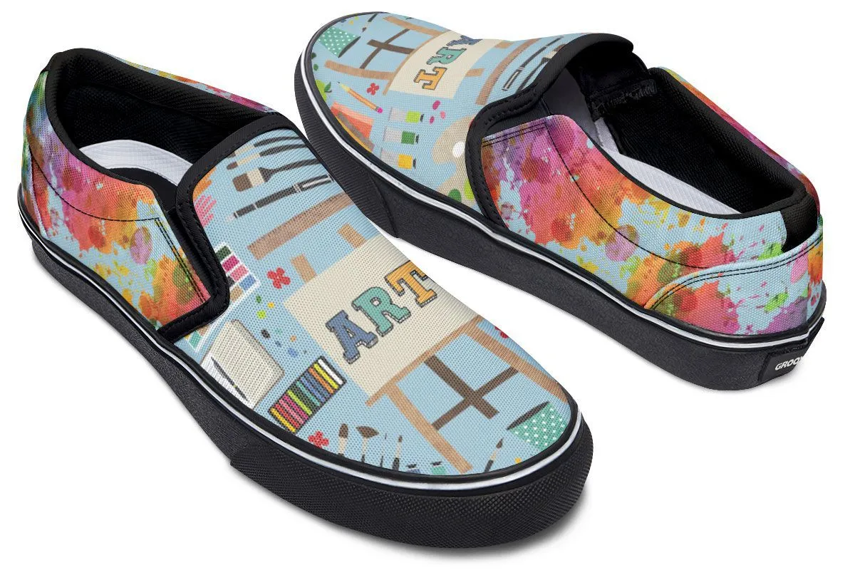 Art Teacher Slip-On Shoes