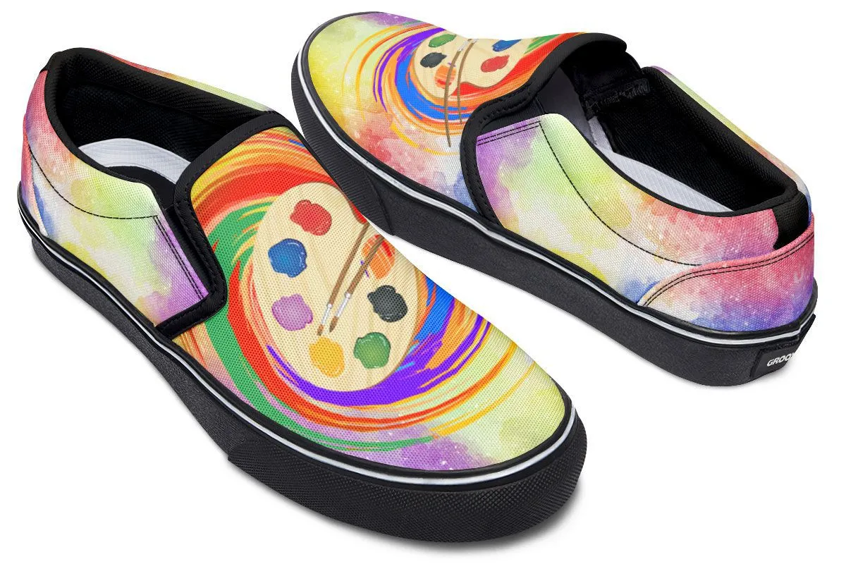 Artist Palette Slip-On Shoes