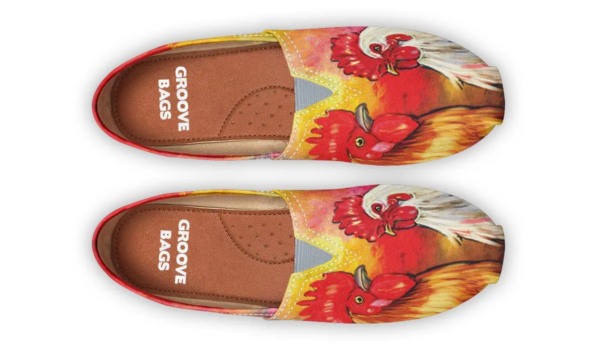 Artistic Rooster Casual Shoes