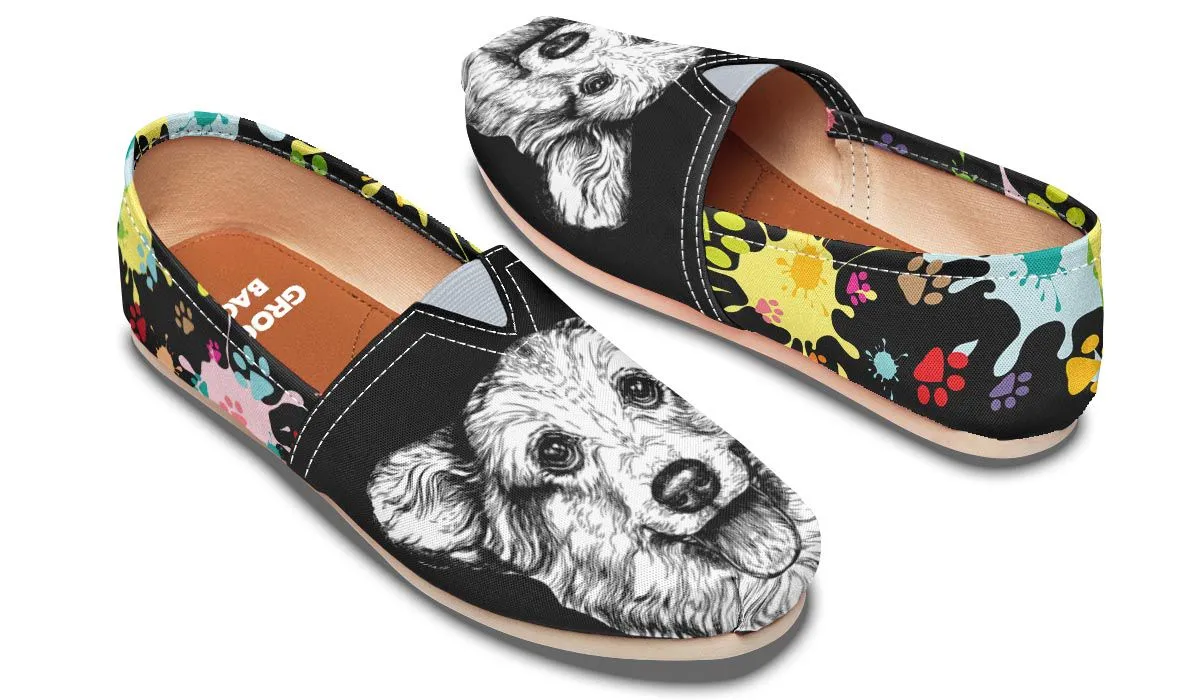 Artsy Corgi Casual Shoes