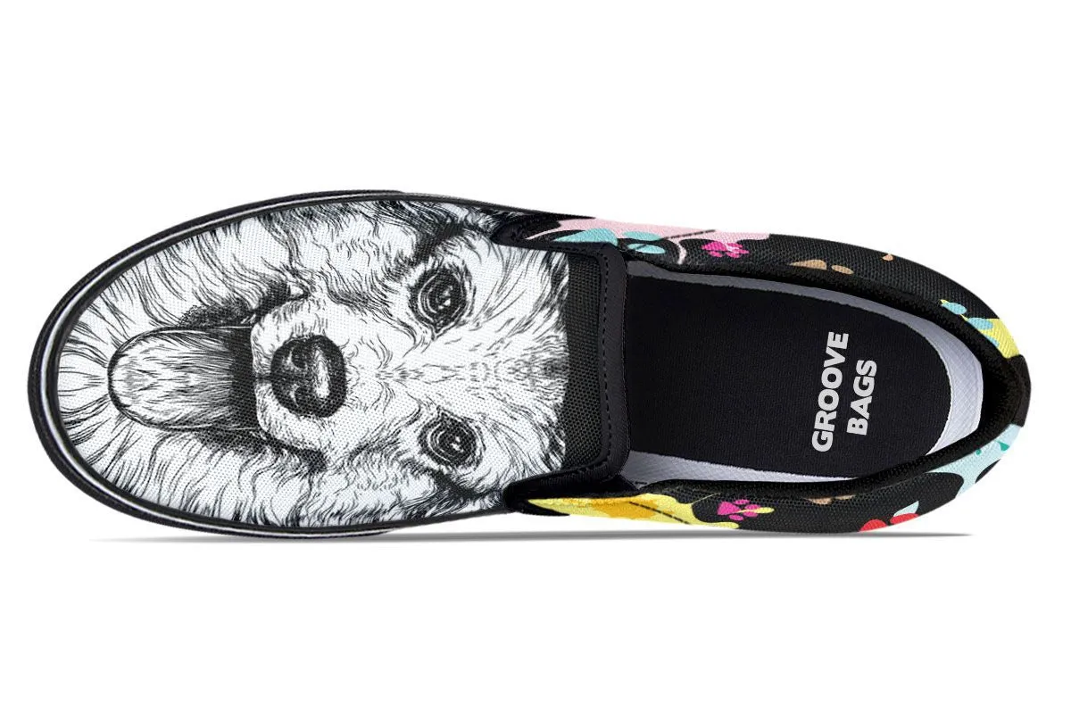 Artsy Corgi Slip-On Shoes