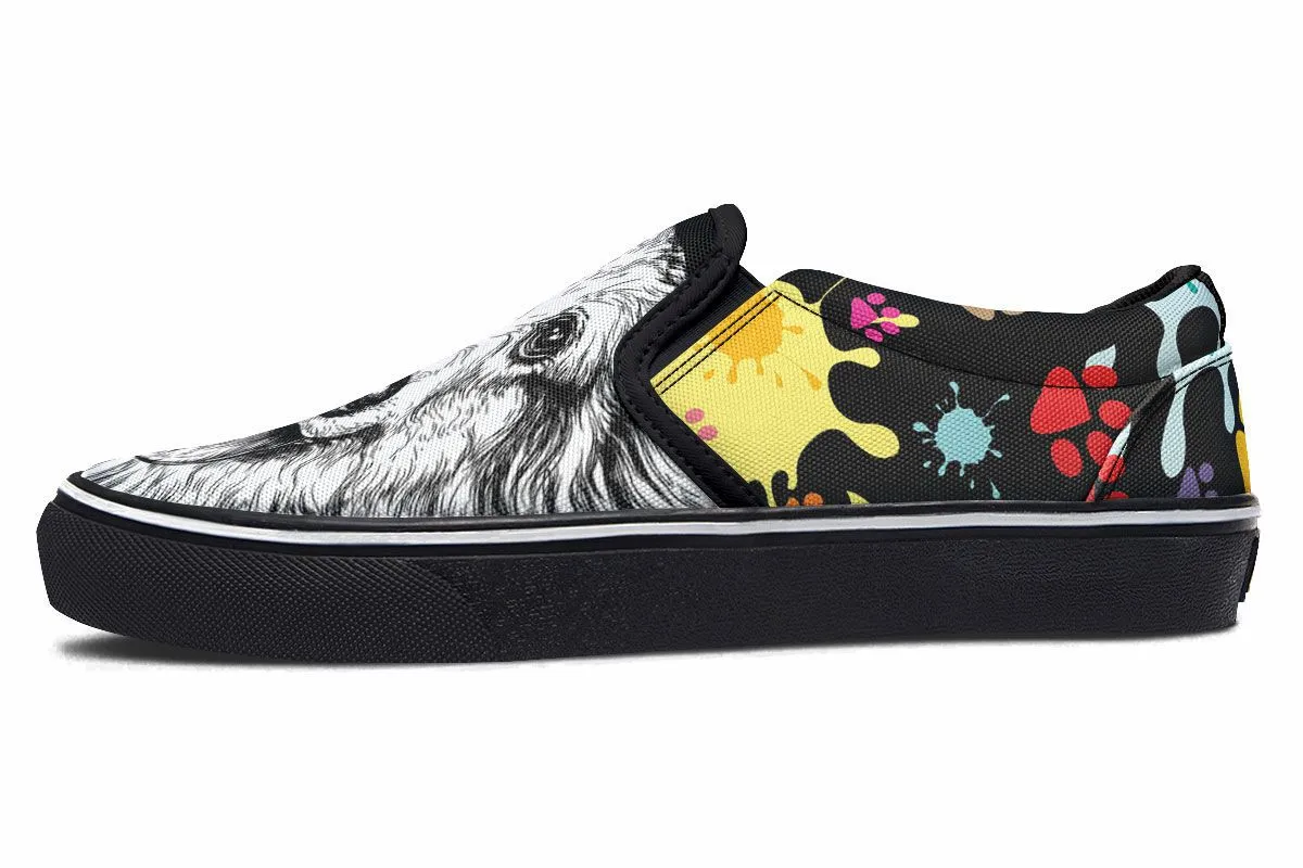 Artsy Corgi Slip-On Shoes