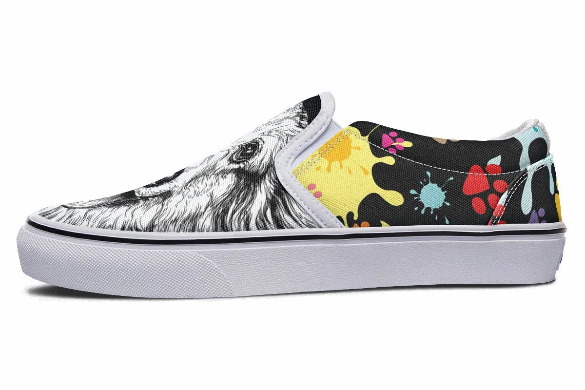 Artsy Corgi Slip-On Shoes