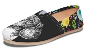 Artsy Dachshund Casual Shoes