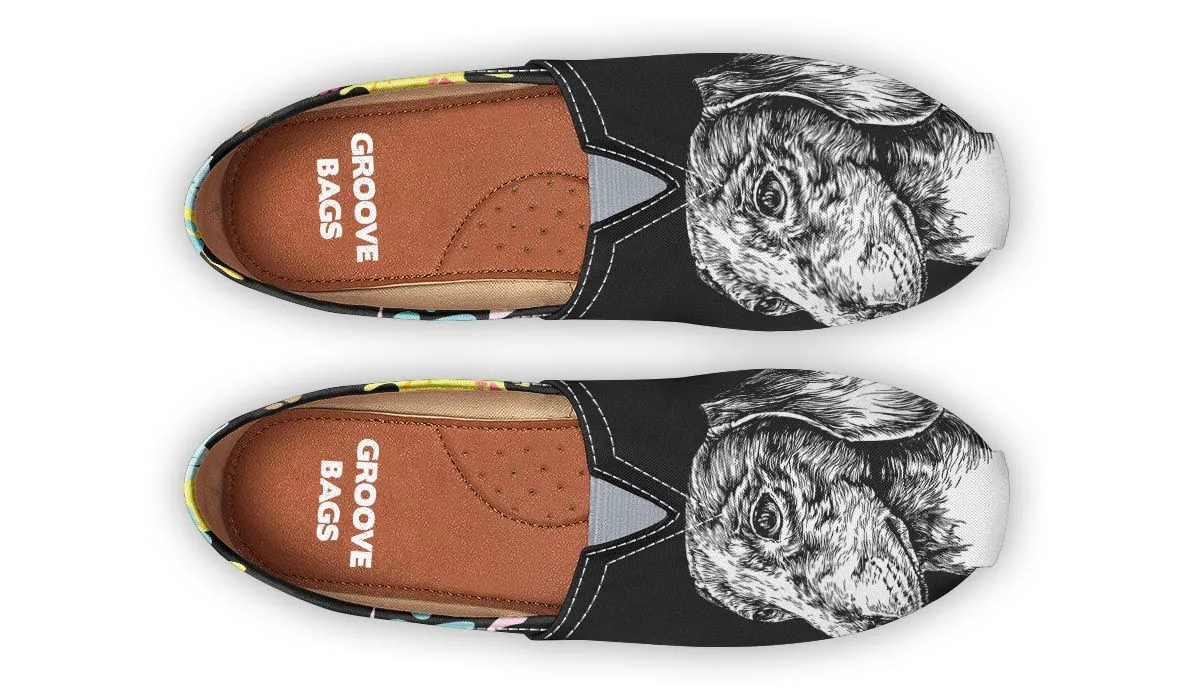 Artsy Dachshund Casual Shoes