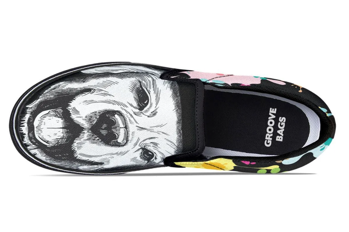 Artsy Labrador Slip-On Shoes