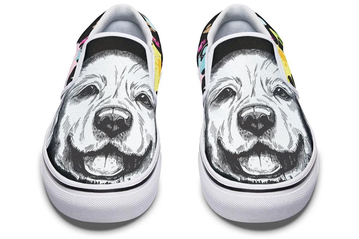 Artsy Labrador Slip-On Shoes