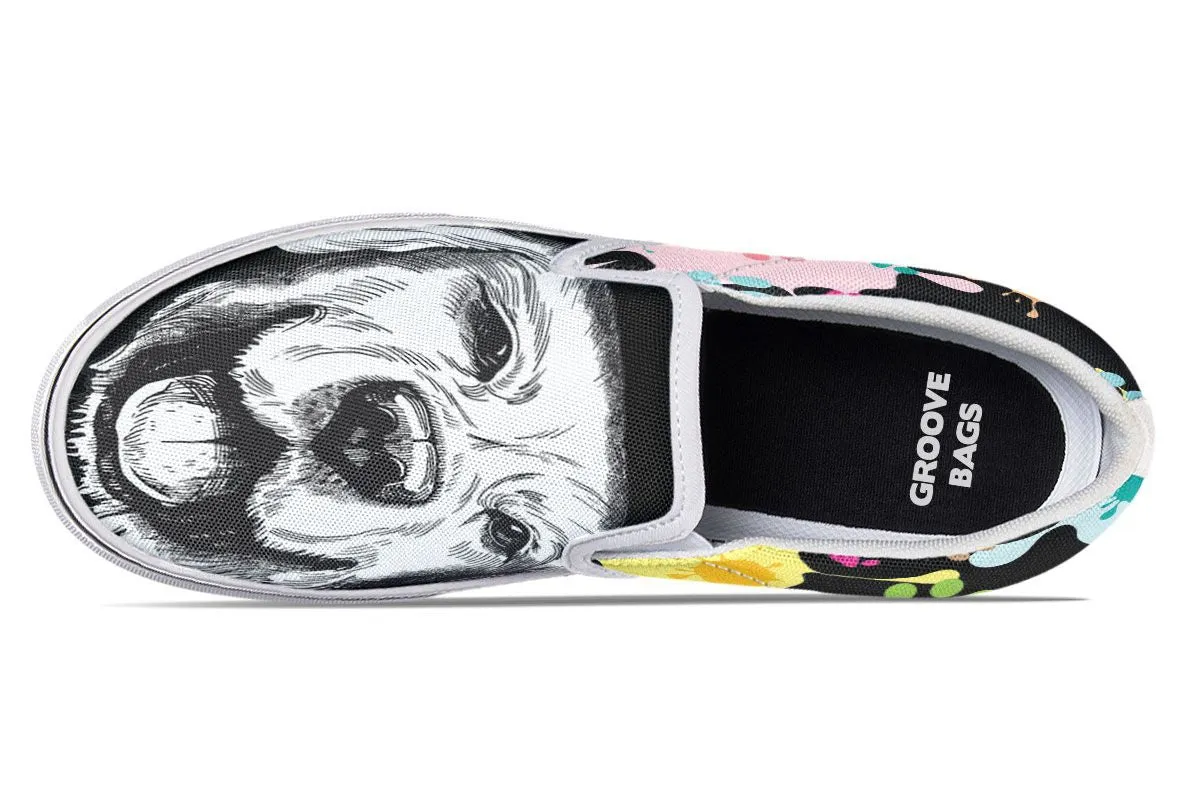 Artsy Labrador Slip-On Shoes