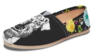 Artsy Schnauzer Casual Shoes