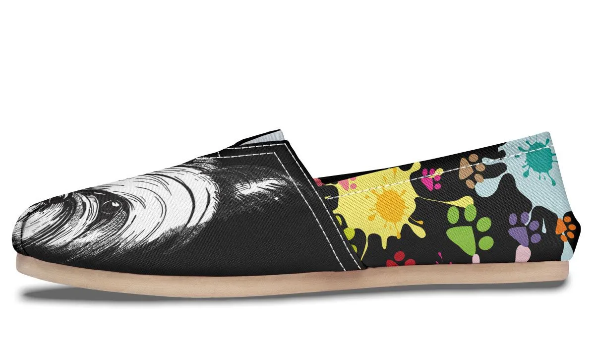 Artsy Yorkie Casual Shoes