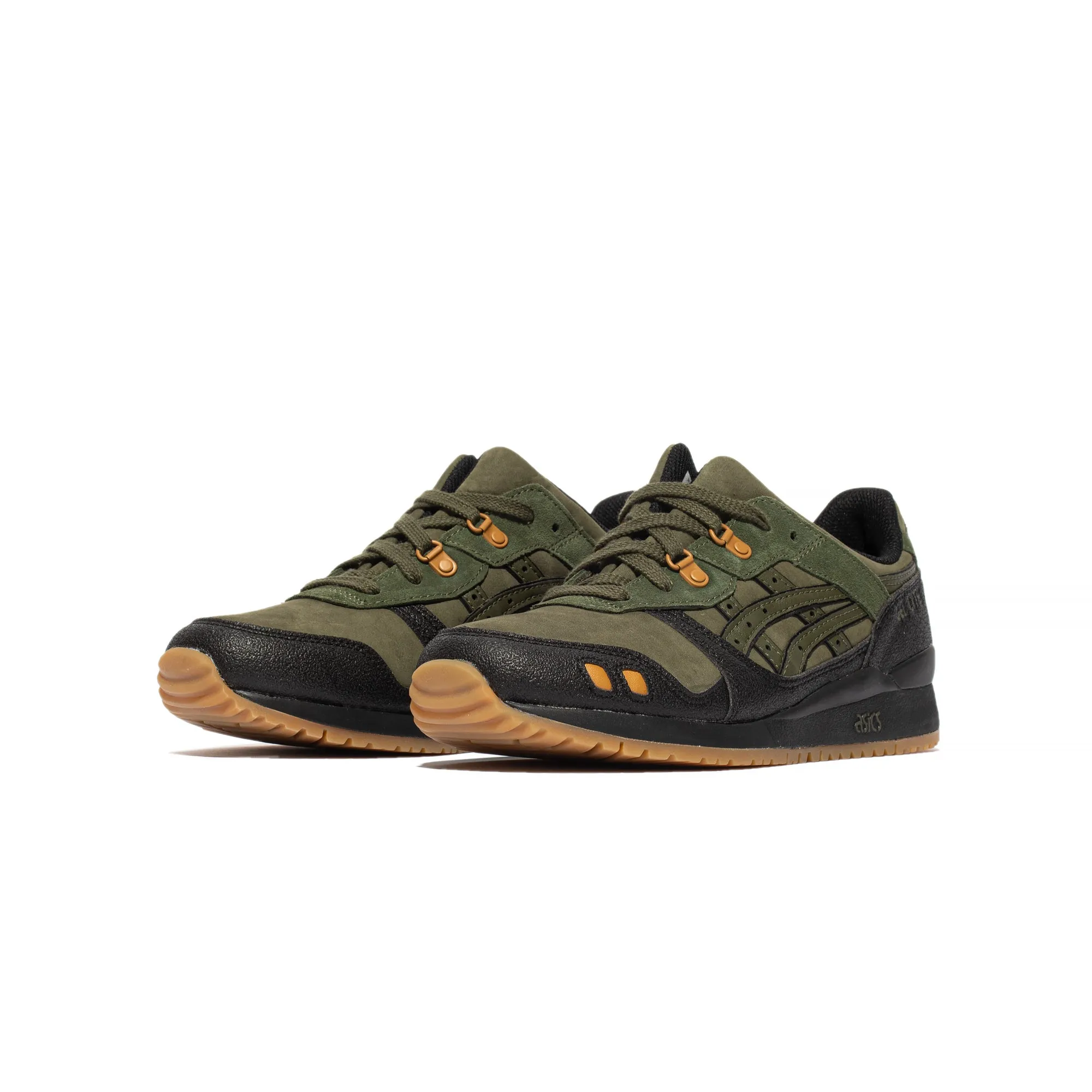 Asics Mens Gel-Lyte III OG Shoes 'Olive Canvas/Black'