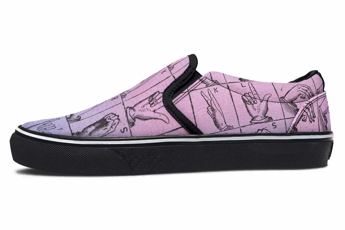 ASL Watercolor Slip-On Shoes