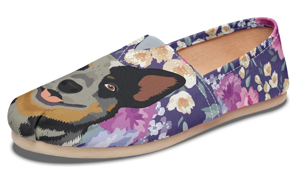 Australian Cattle Dog Portrait Casual Shoes