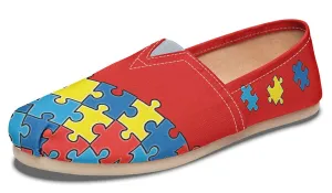 Autism Awareness Puzzle Casual Shoes