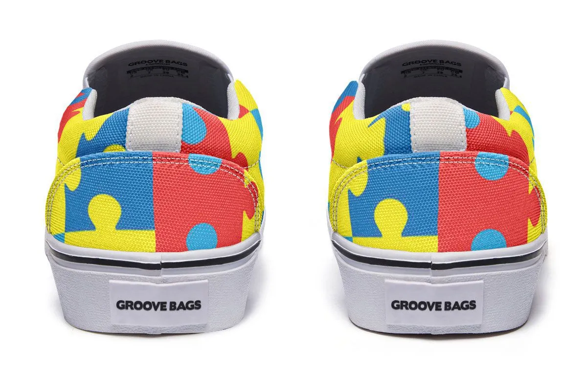 Autism Awareness Slip-On Shoes