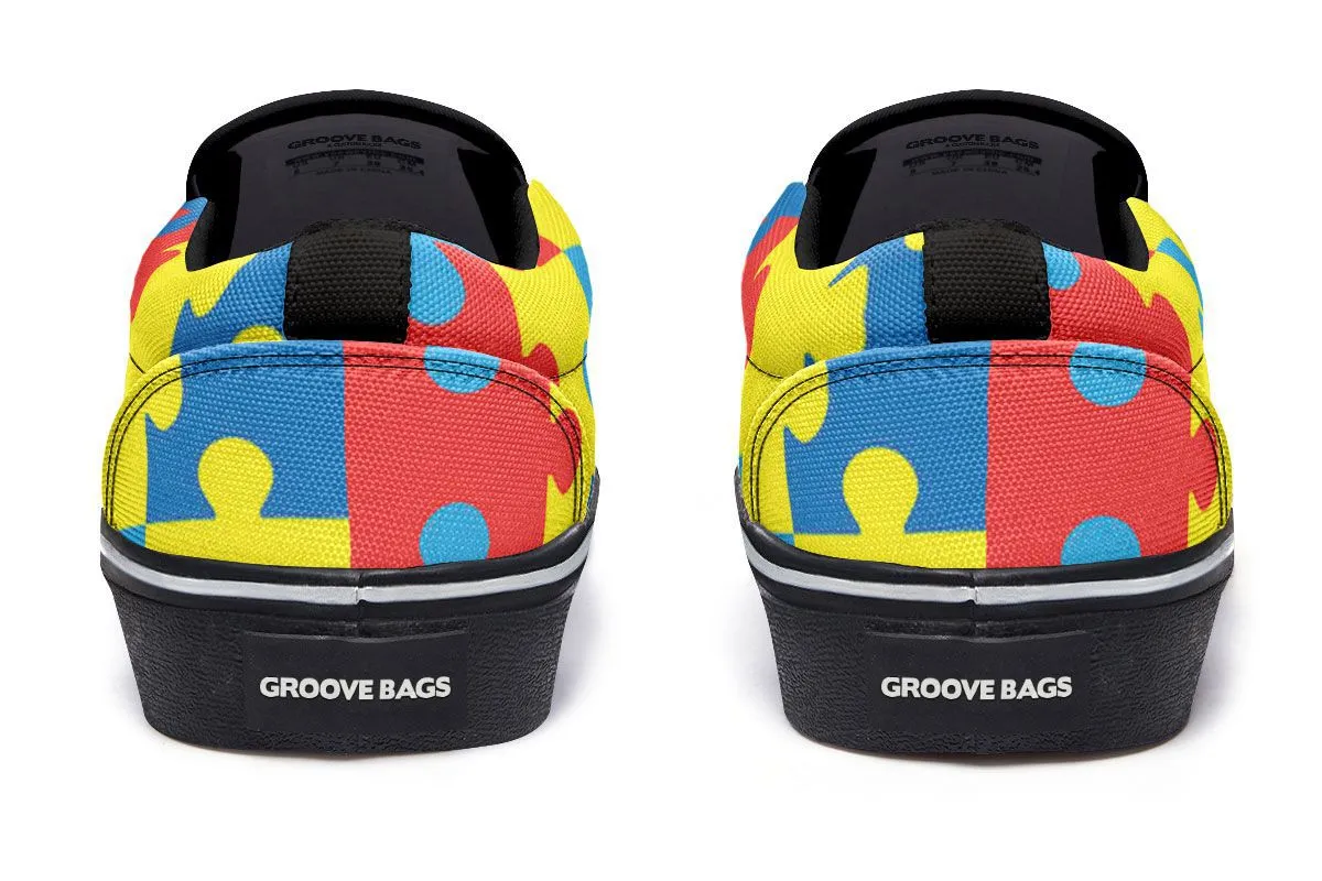 Autism Awareness Slip-On Shoes