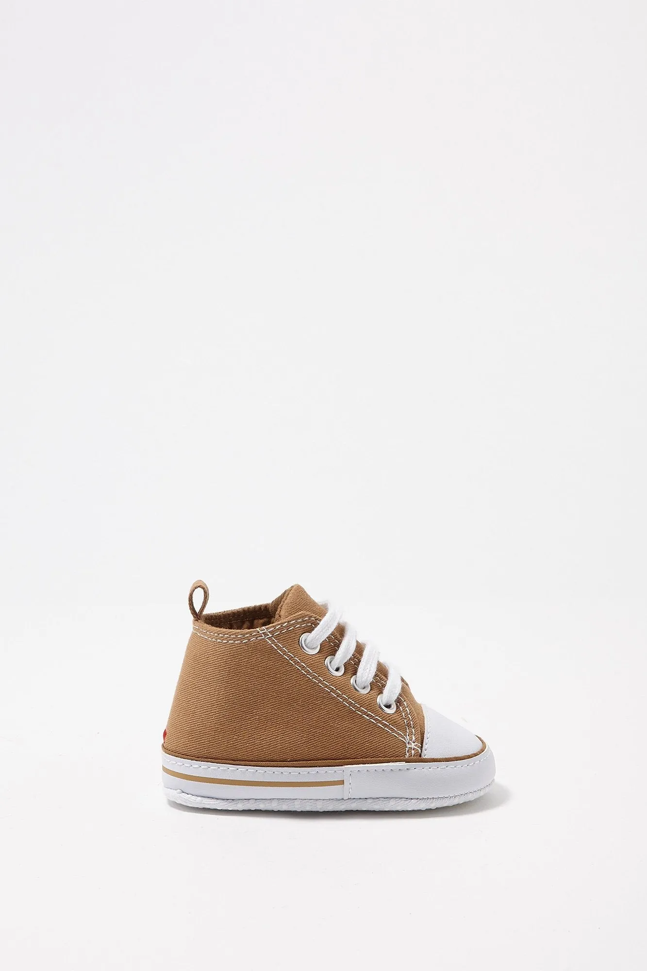 Baby Boy Lace-Up Canvas Sneakers