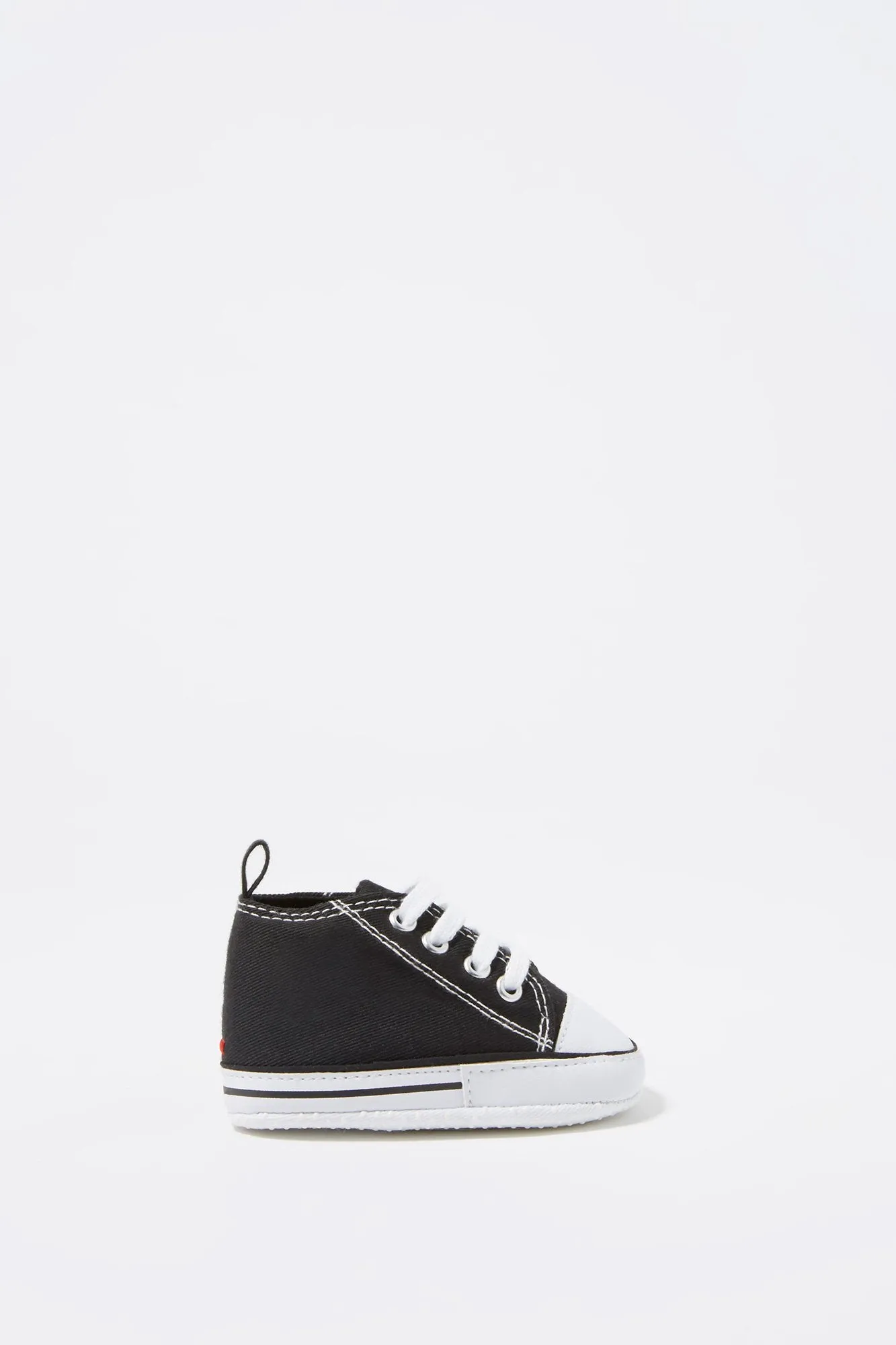 Baby Boy Lace-Up Canvas Sneakers