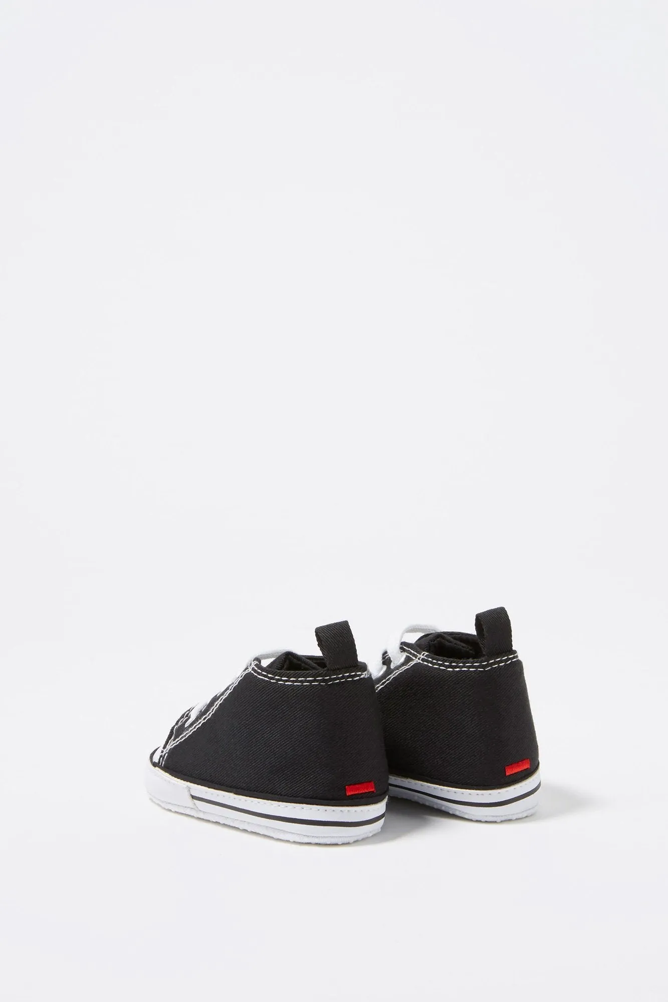 Baby Boy Lace-Up Canvas Sneakers