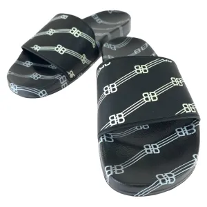 Balenciaga Logo Rubber Sandals 407446