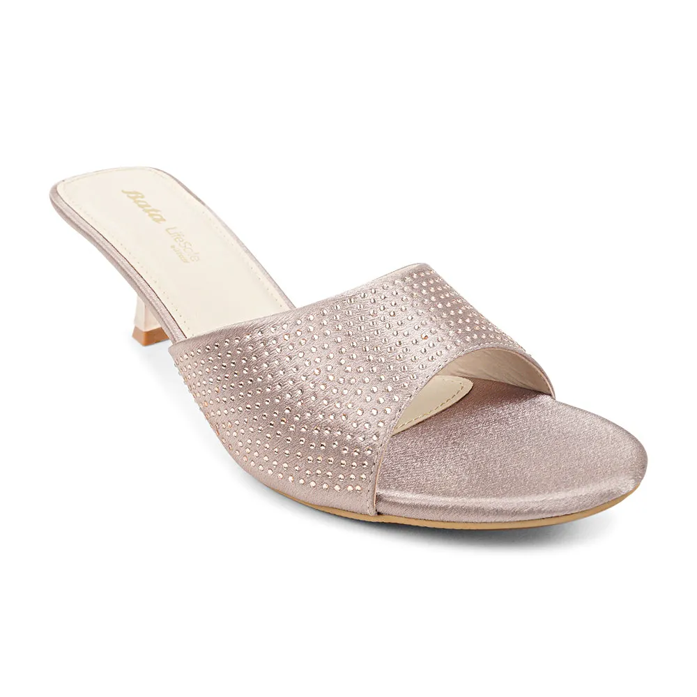 Bata AURORA Slip-On Kitten Heel Sandal