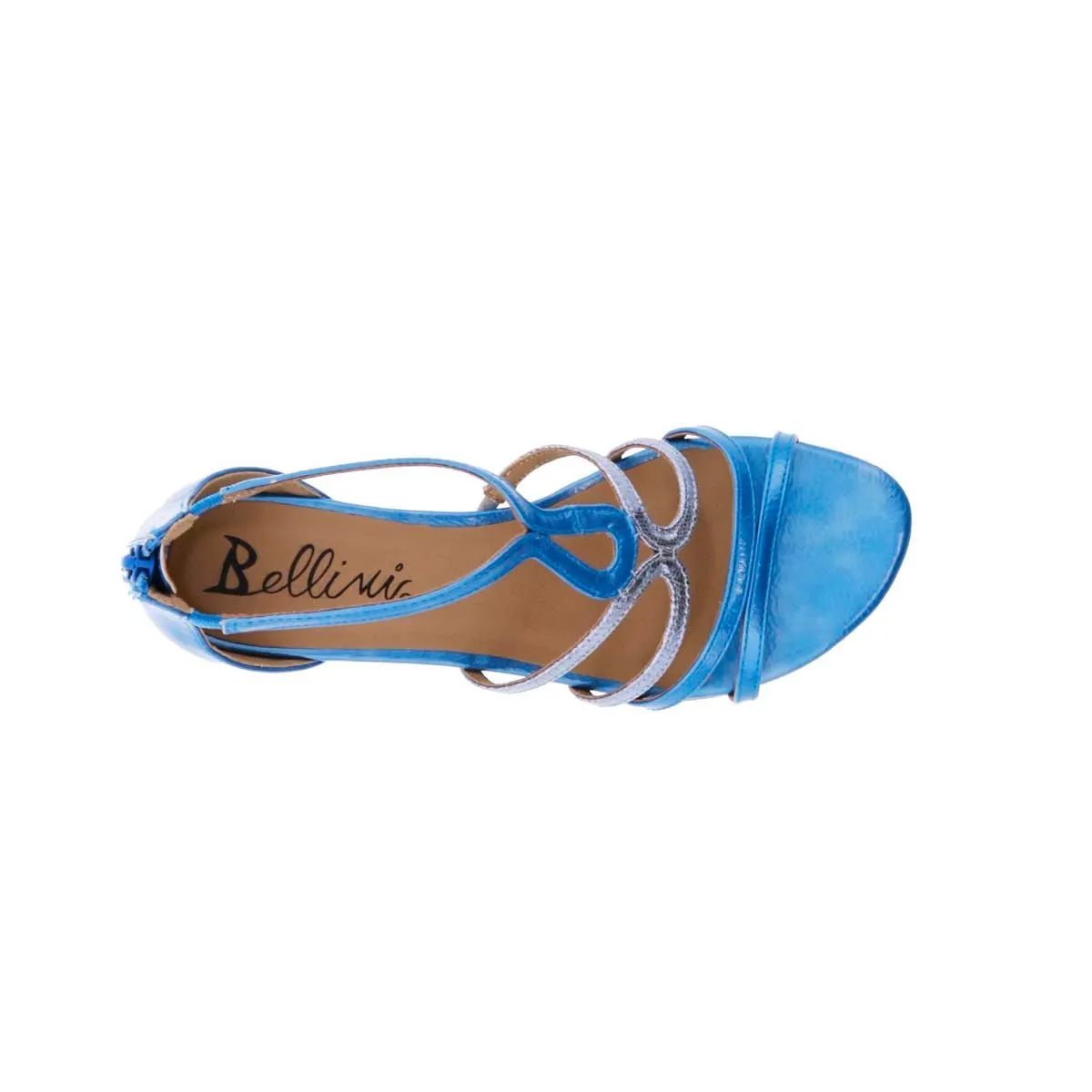 Bellini Gwen Women Wedge Sandal In Blue Pu