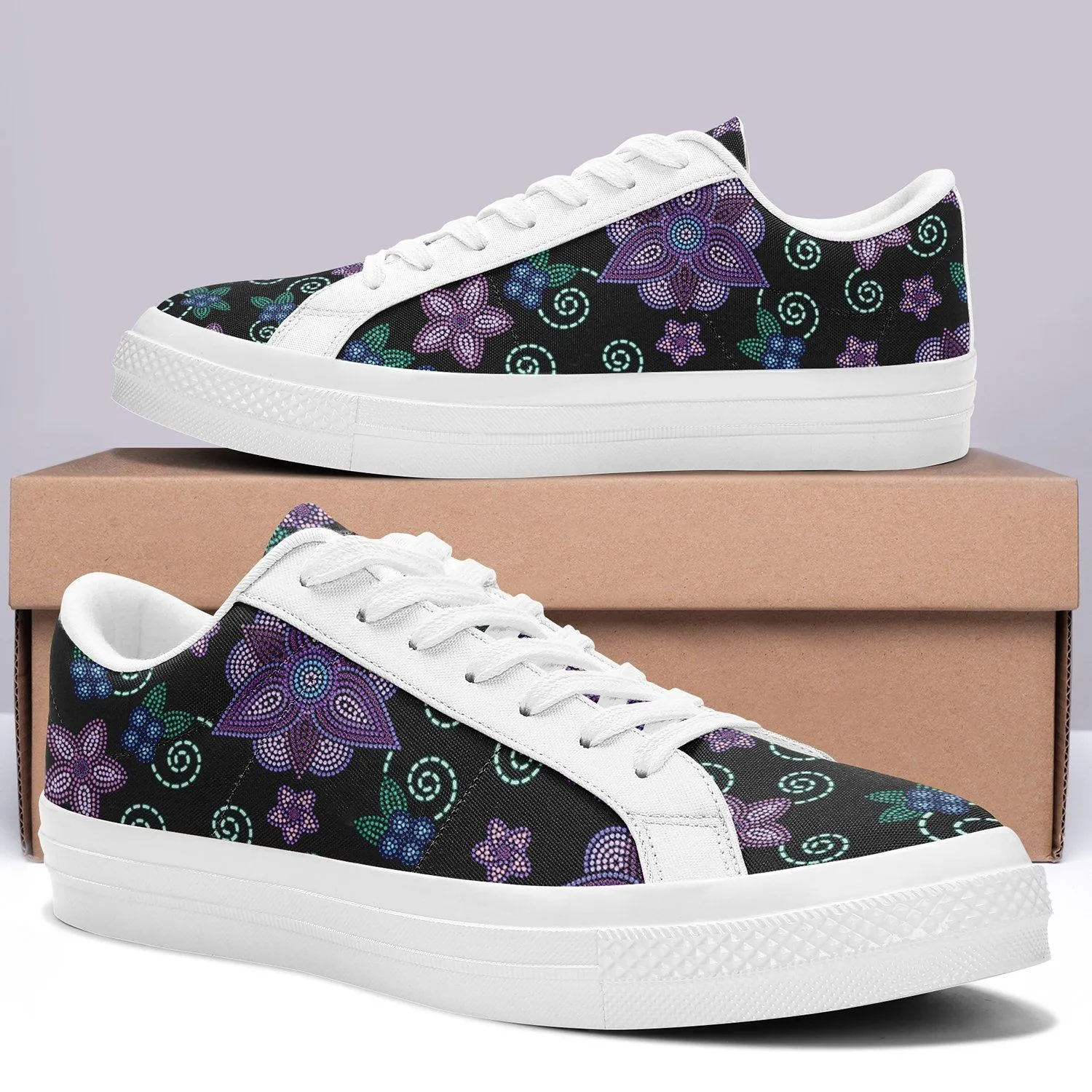 Berry Picking Aapisi Low Top Canvas Shoes White Sole