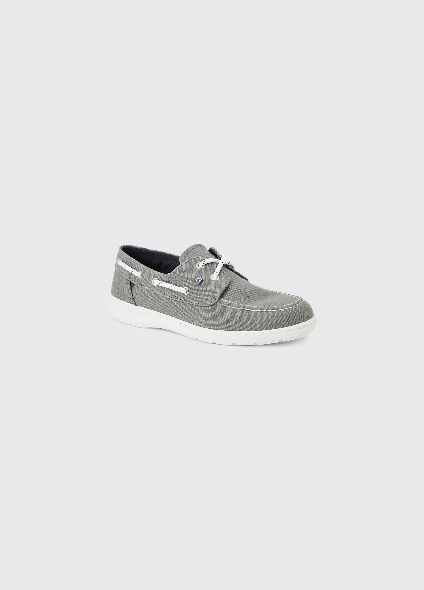 Biarritz Canvas Deck Shoe - Khaki