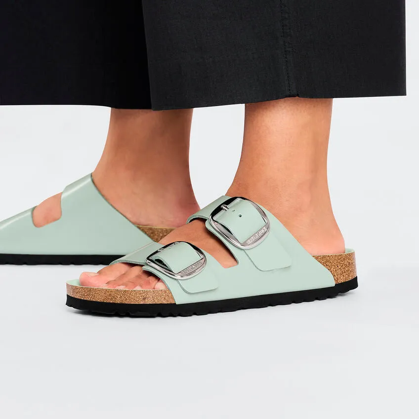 Birkenstock Arizona Big Buckle High Shine Surf Green