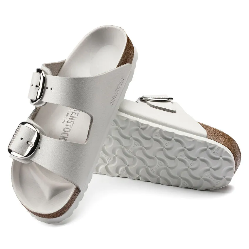 Birkenstock Arizona Big Buckle - White Leather