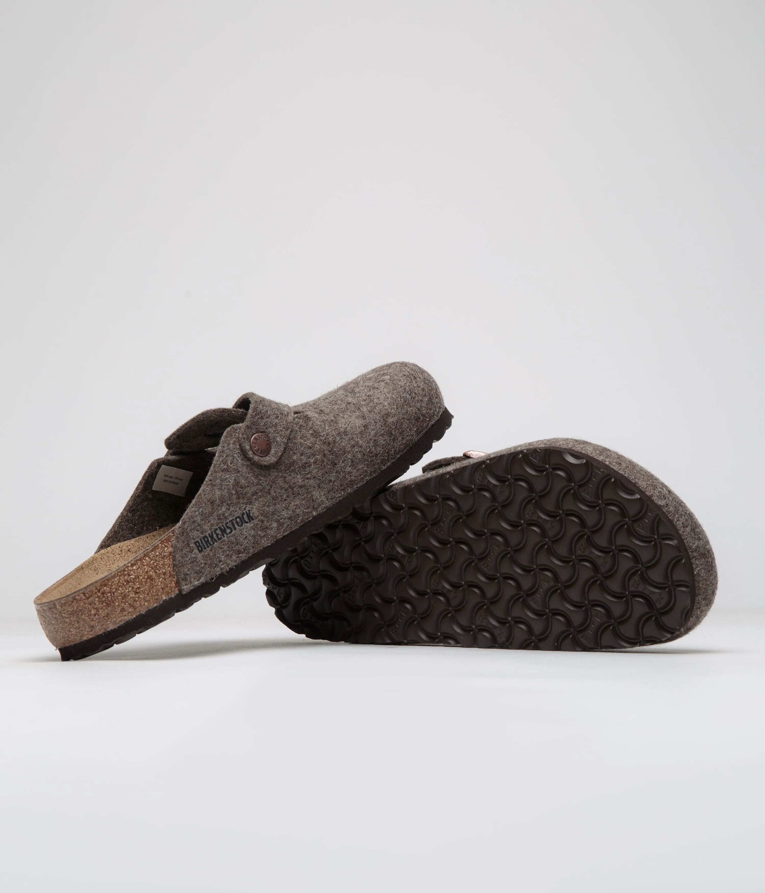 Birkenstock Boston Wool Sandals - Cacao